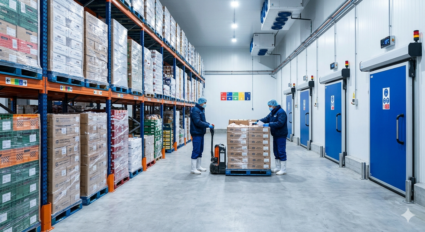 Cold chain logistics for food supply
